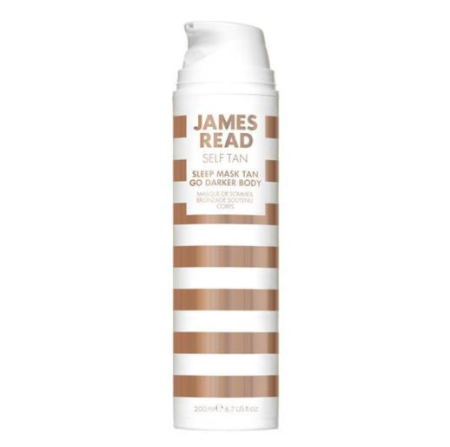 Ночная маска для тела уход и загар темная / James Read Sleep Mask Tan Body- Dark 200ml