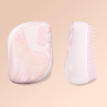 Компактная расческа Tangle Teezer 'Smashed Holo Pink'
