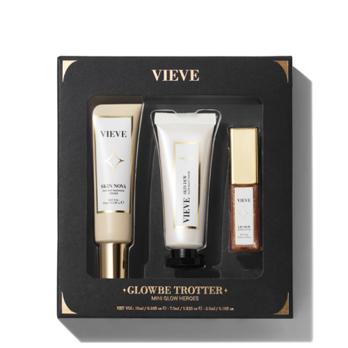 VIEVE дорожный набор: Skin Nova, Skin Dew и Lip Dew.