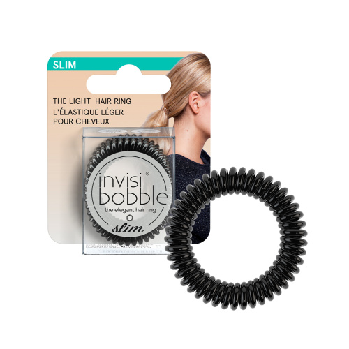 Резинка для волос "SLIM True Black"