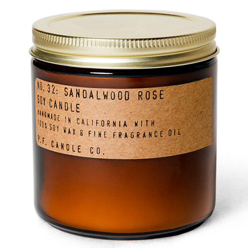 Большая свеча Сандаловая роза Sandalwood Rose